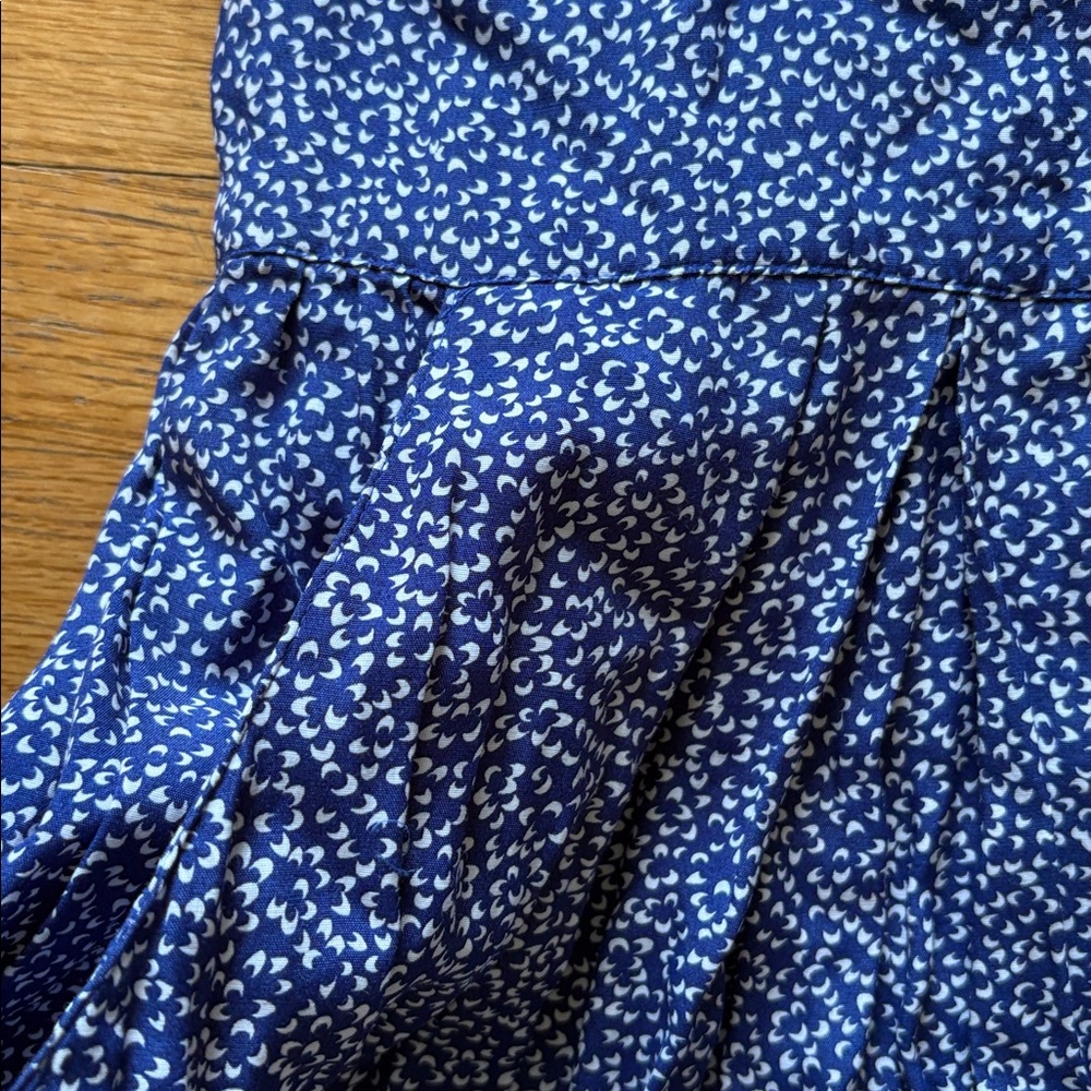 vintage Karin Steve’s blue flutter sleeve dress - Picture 3 of 4